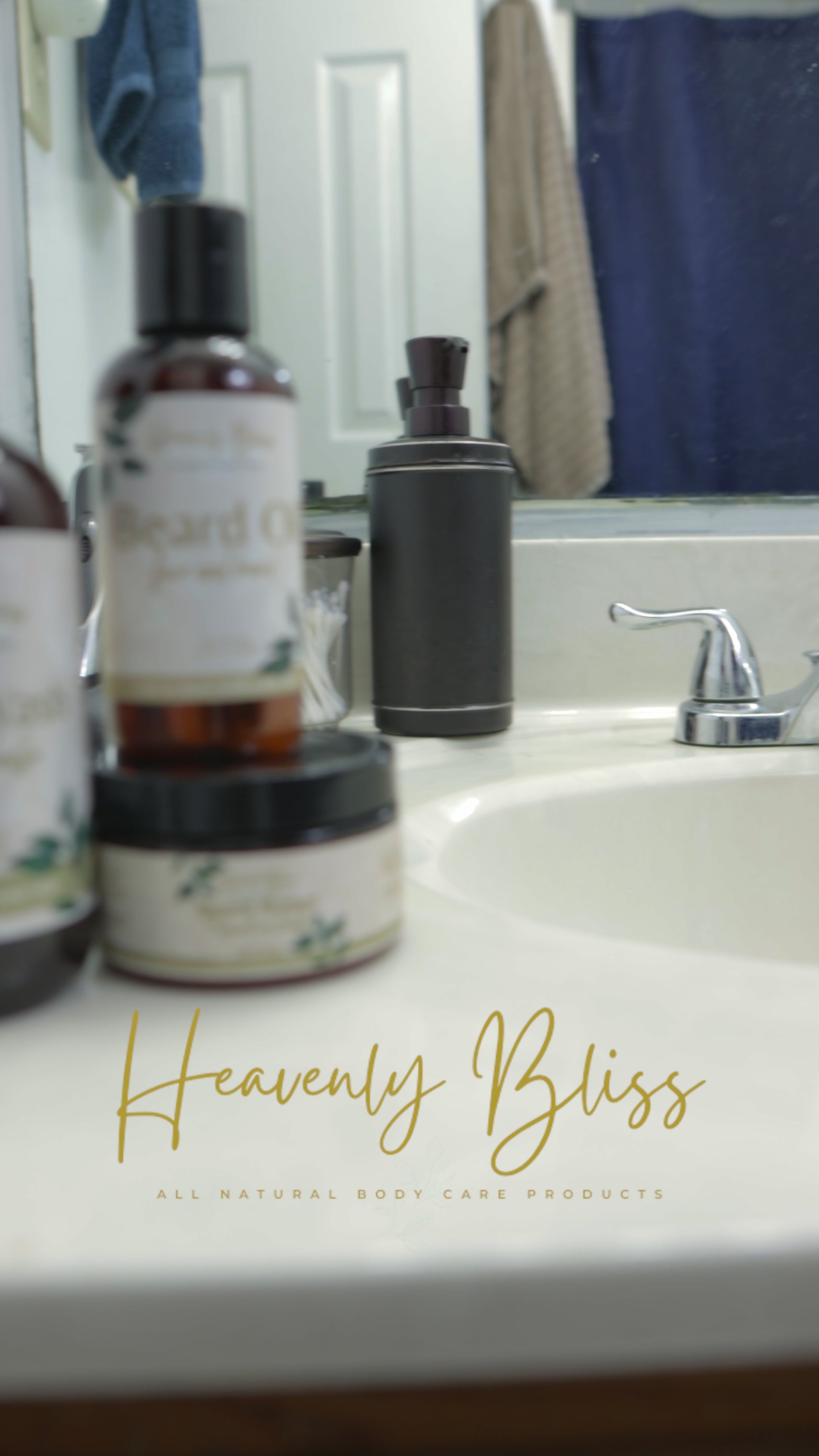 Follow along as I use Heavenly Bliss's all-natural beard care products to maintain my beard. Watch as I begin my daily routine with the refreshing beard wash, followed by the nourishing beard butter to soften and hydrate, and finish with the soothing beard oil for a healthy shine. Each product is designed to promote a clean, soft, and well-maintained beard. See how easy it is to keep your beard in top condition with natural ingredients that nourish and protect.