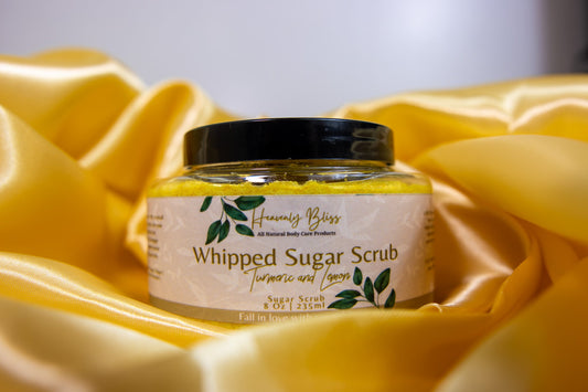 Whipped Sugar Scrub Turmeric and Lemon